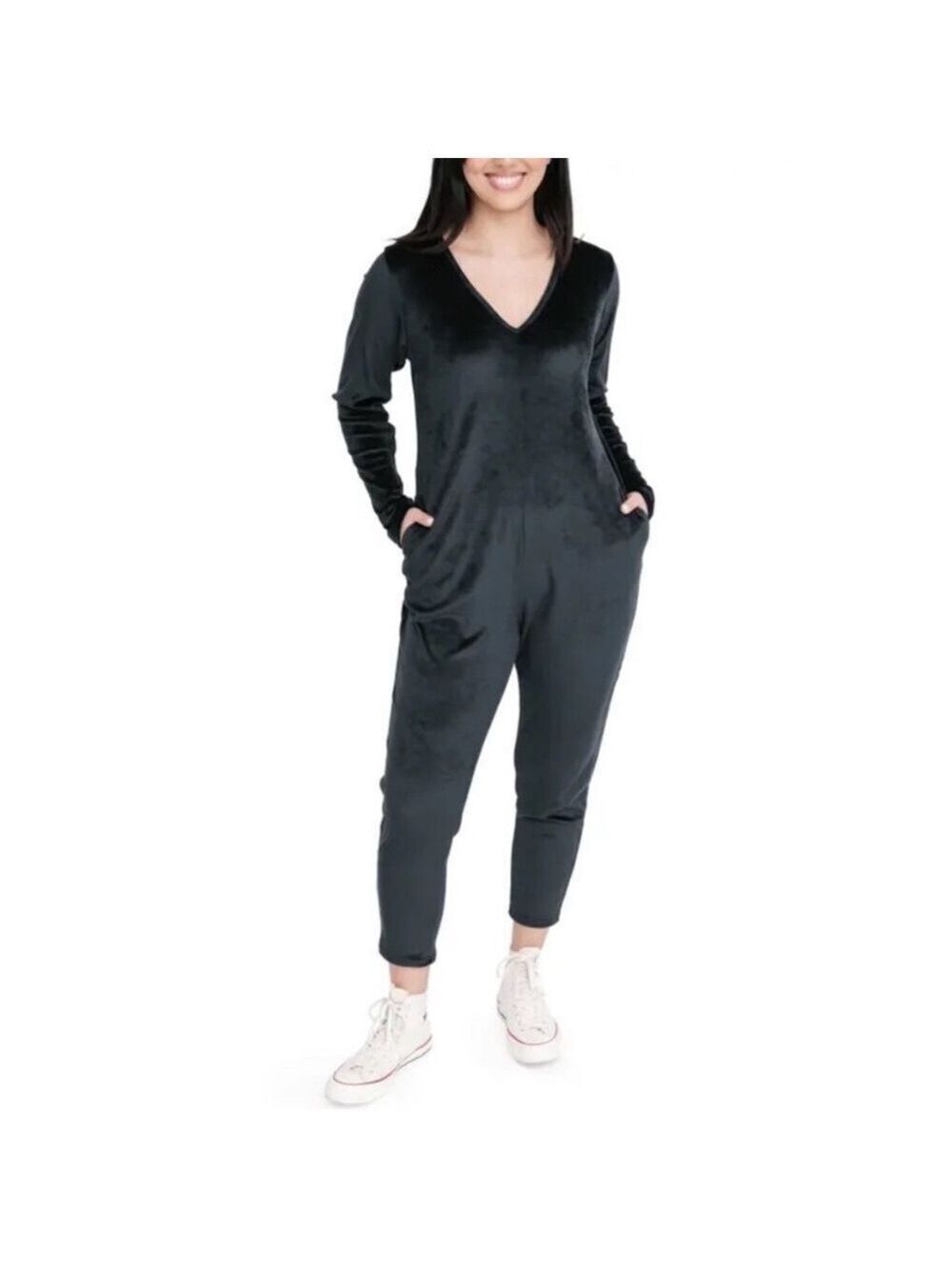 Smash + Tess Black Jumpsuit small